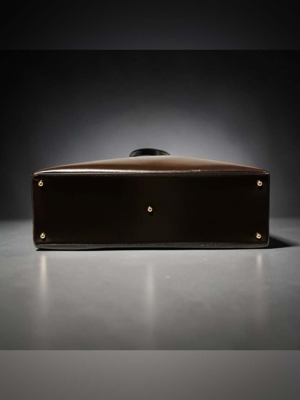 Gucci Tom Ford Leather Chocolate Brown Tote Shoulder Bag - Picture 13 of 15